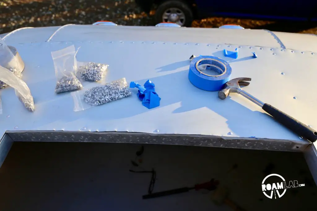 Installing a roof hatch into an Avion truck camper may be more complicated than expected but it's totally worth it!