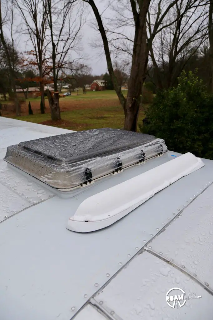 Installing a roof hatch into an Avion truck camper may be more complicated than expected but it's totally worth it!