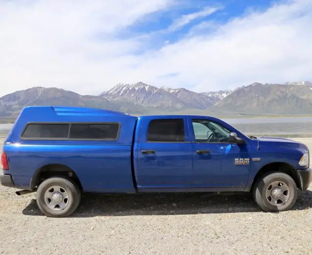 2015 Ram 3500 4x4 Truck in the Eastern Sierras