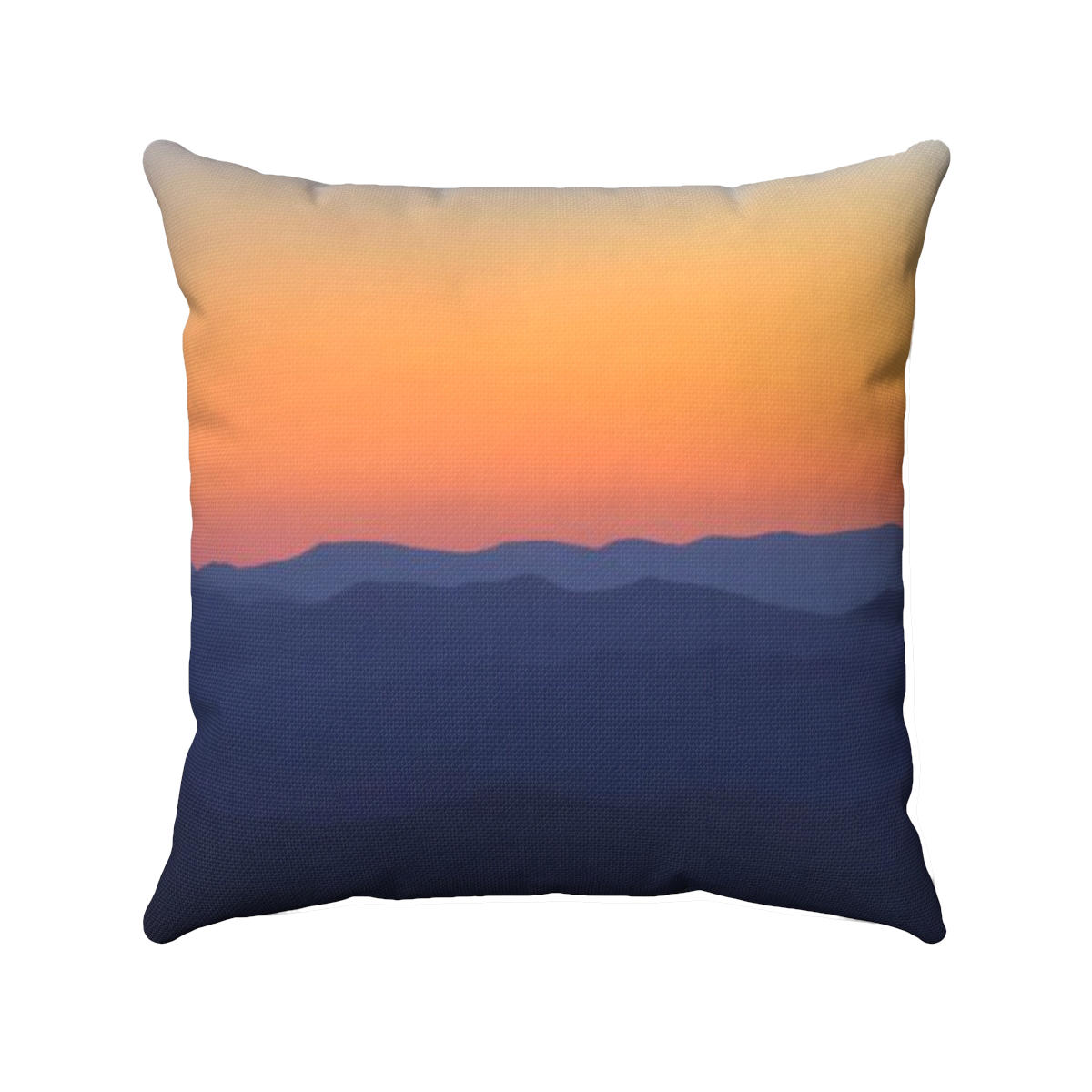 Sunset Over The Great Smoky Mountains <span>Square Pillow</span>
