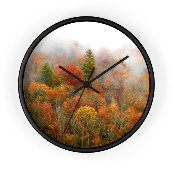 North Carolina Fall <span>Wall Clock</span>