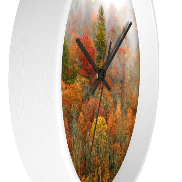 North Carolina Fall <span>Wall Clock</span>