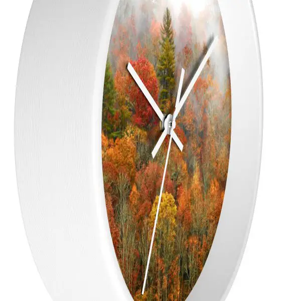 North Carolina Fall <span>Wall Clock</span>