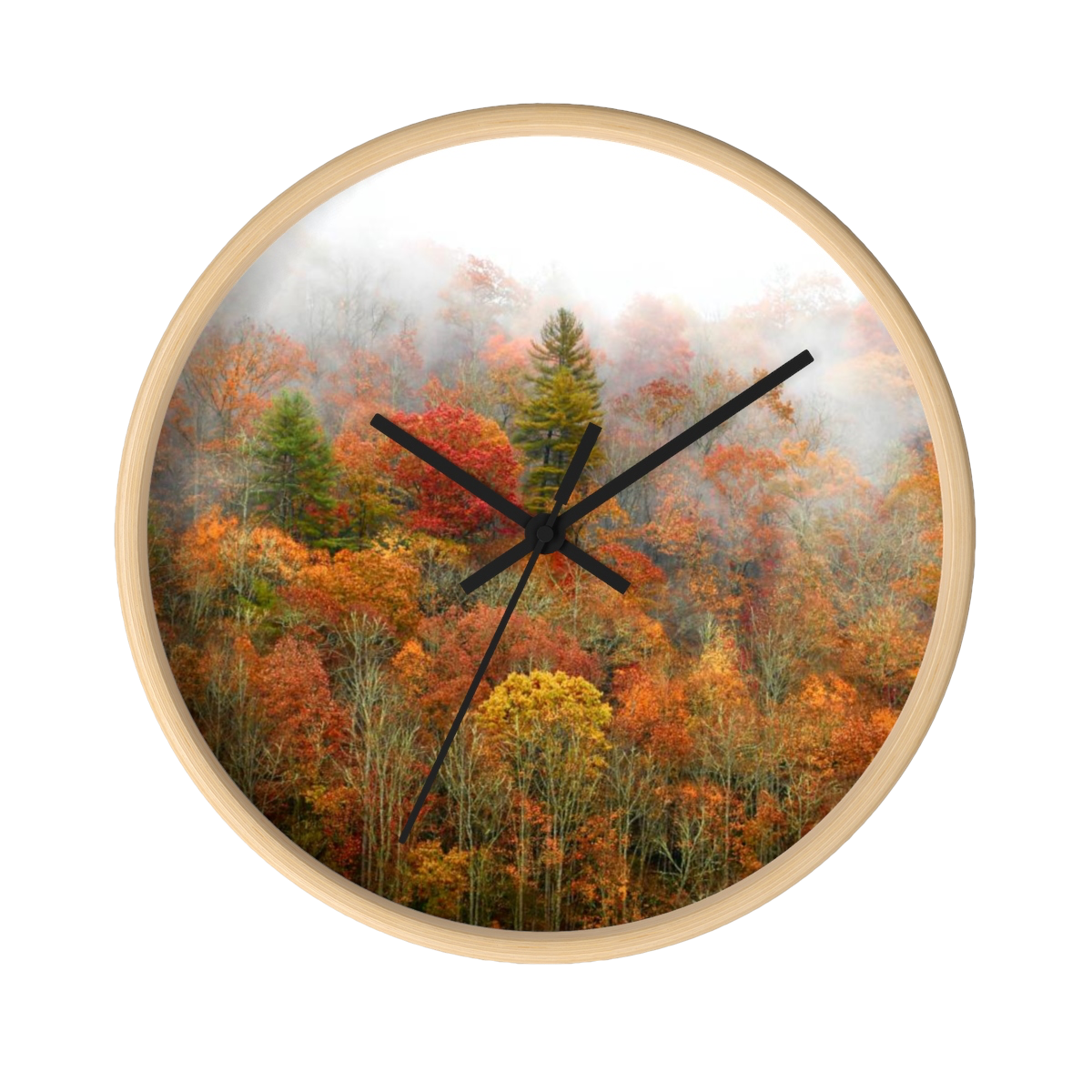 North Carolina Fall <span>Wall Clock</span>