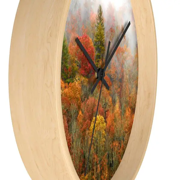 North Carolina Fall <span>Wall Clock</span>