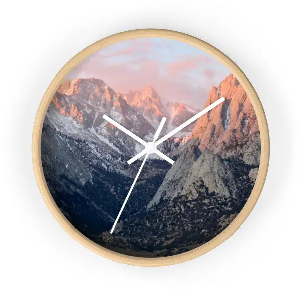 Cotton Candy Sunrise <span>Wall Clock</span>