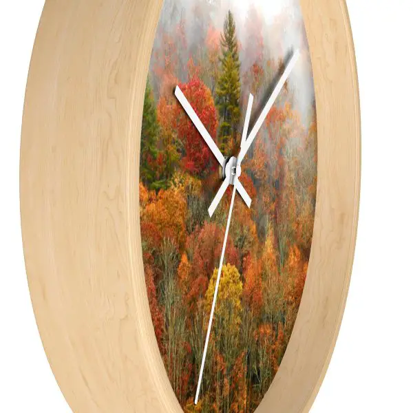 North Carolina Fall <span>Wall Clock</span>