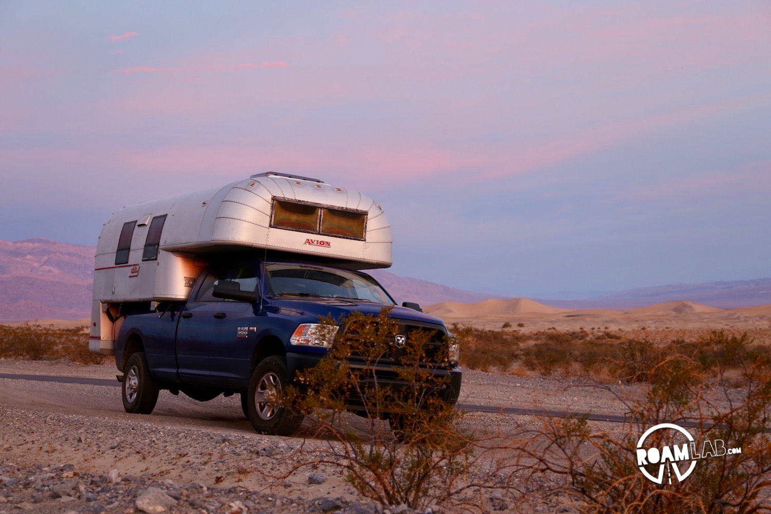 Sunrise over Death Valley