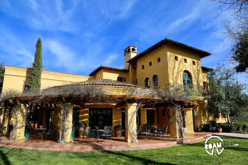 While the Melville Winery boasts award winning Chardonnay, like most vineyards in the Santa Rita Hills outside of Santa Barbara, it specializes in Pinot Noir.