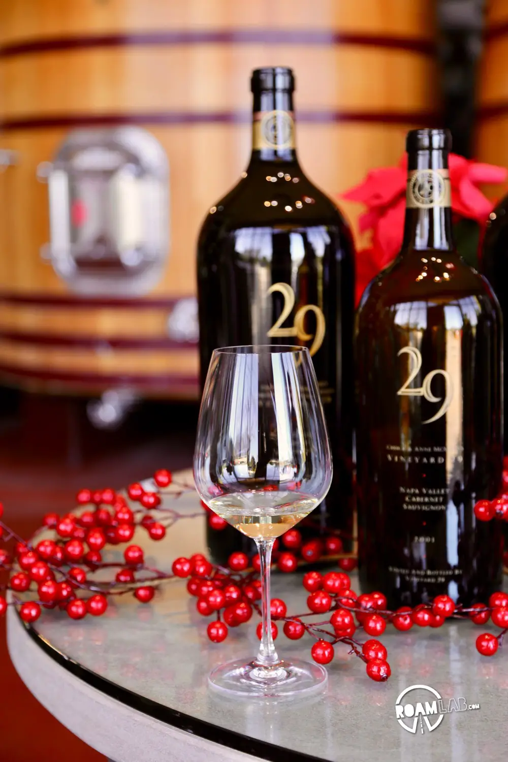 The consistently 90+ rated wines from Vineyard 29 are the product not only of prime location in Napa Valley but highly advanced technology.