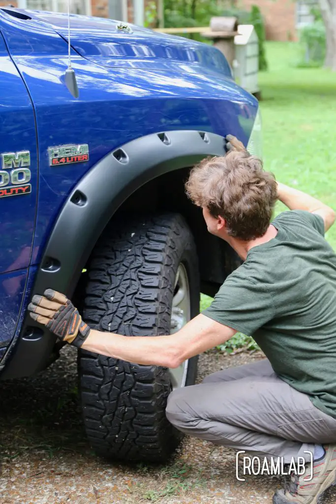 Upgrading our overland rig with "do it yourself" installation of Bushwacker Fender Flares on a 2015 Ram 3500.