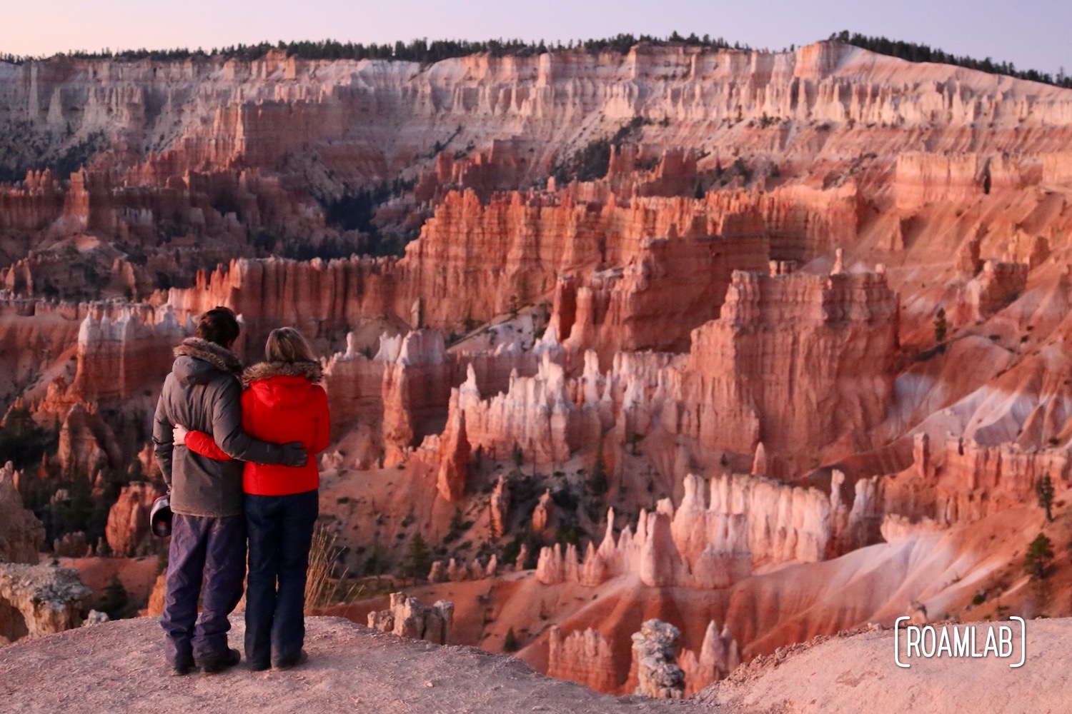 A sunrise hike of Bryce Canyon National Park from Sunrise Point to Sunset Point along the Queens Garden and Navajo Loop trails.