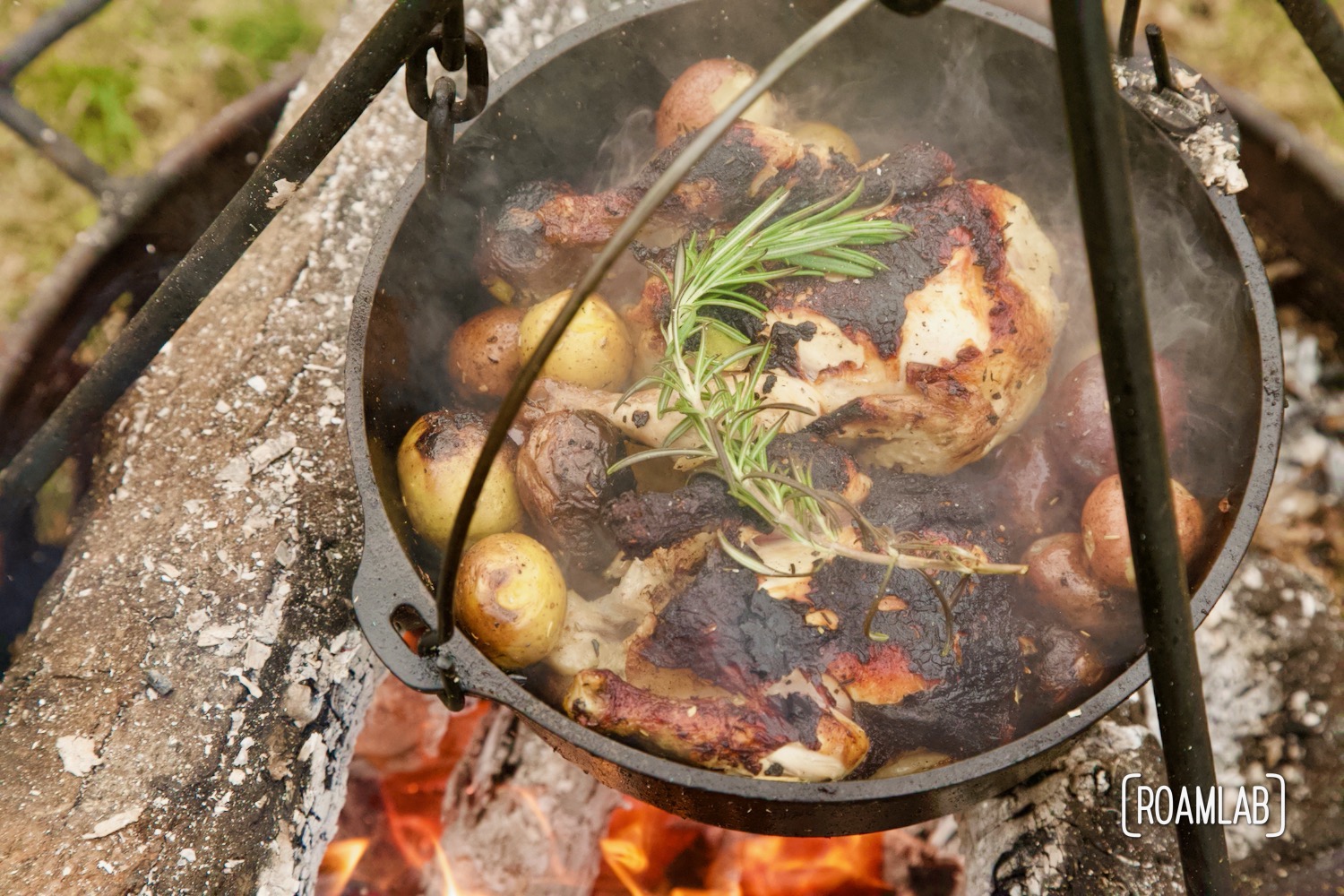 Dutch oven cooking at Louisiana State Parks