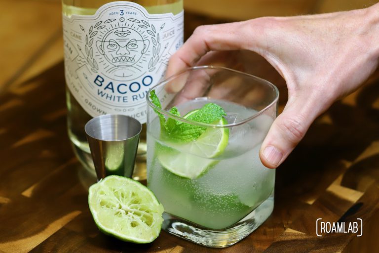 Lift your spirits and muddle up some mint, lime, rum, simple syrup, and club soda for this classic campground mixology mojito cocktail recipe.