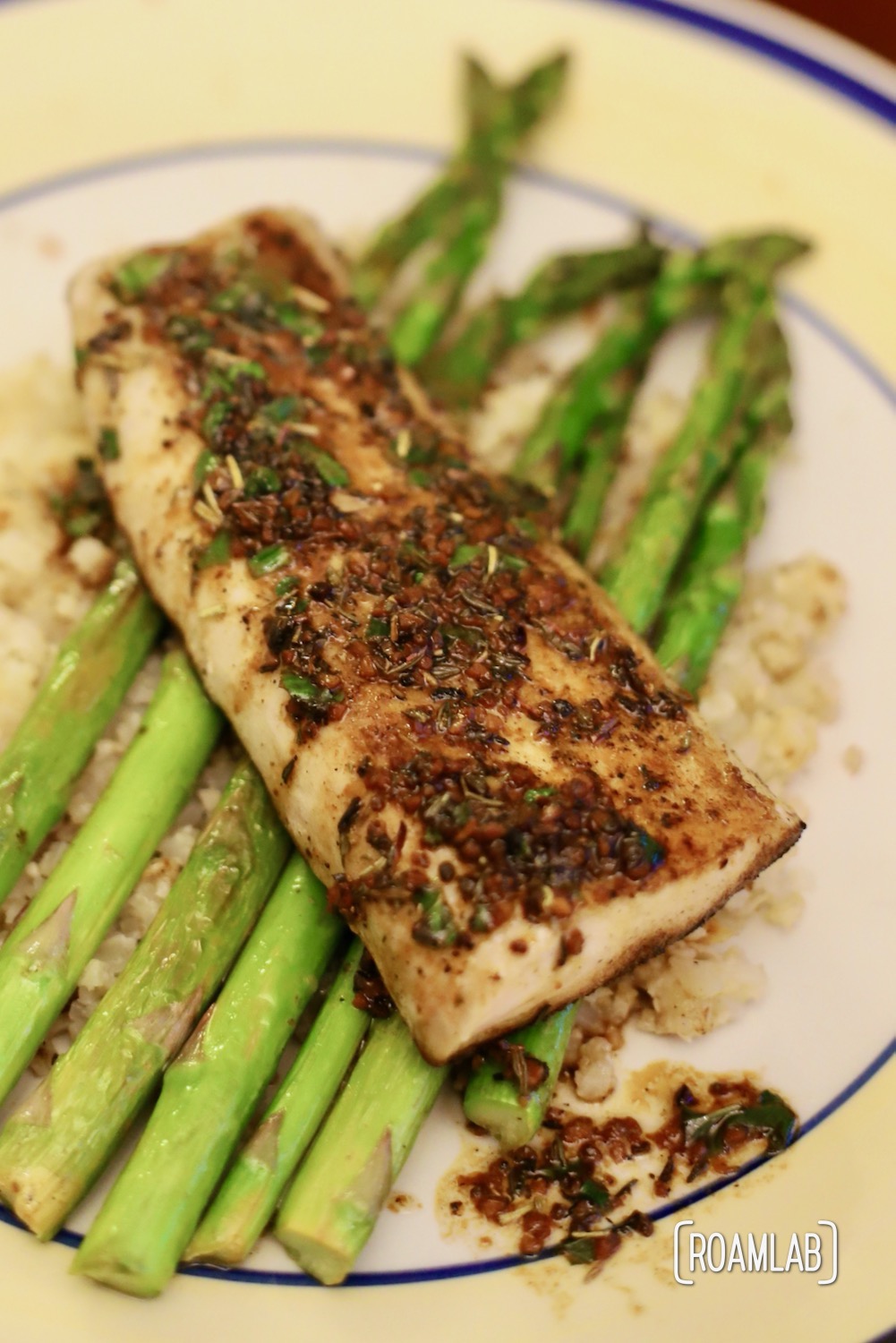 Savor this dense, meaty white fish recipe with a rich and garlicky sauce in our lemon butter mahi mahi and asparagus campfire cooking dinner recipe.