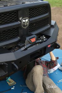 We complete our latest 2015 Ram 3500 mod by installing a Warn Zeon 12-S Winch on our new Ascent Front Bumper. Our latest adventure as auto mechanics.