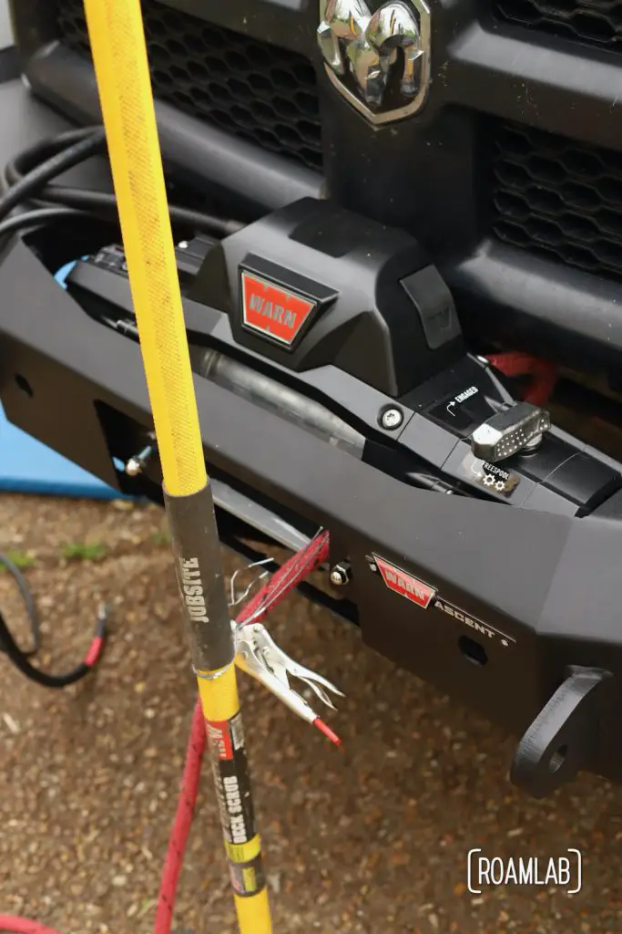 We complete our latest 2015 Ram 3500 mod by installing a Warn Zeon 12-S Winch on our new Ascent Front Bumper. Our latest adventure as auto mechanics.