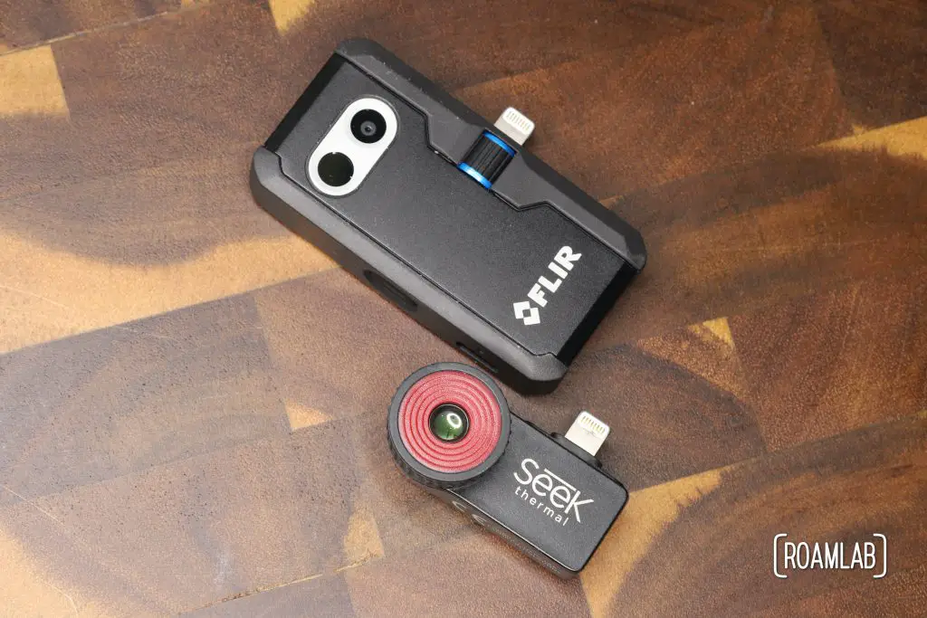 FLIR One Pro and Seek CompactPro thermal cameras