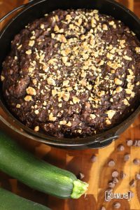 Zucchini brownies: chocolate chips, zucchini, and one perfect desert!
