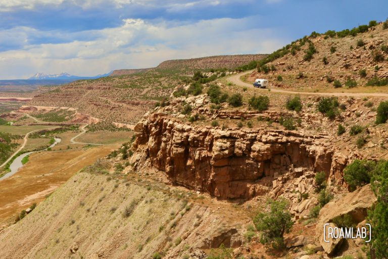 Driving a vintage 1970 Avion C11 truck camper through brilliant Colorado vistas on the Rimrocker Trail