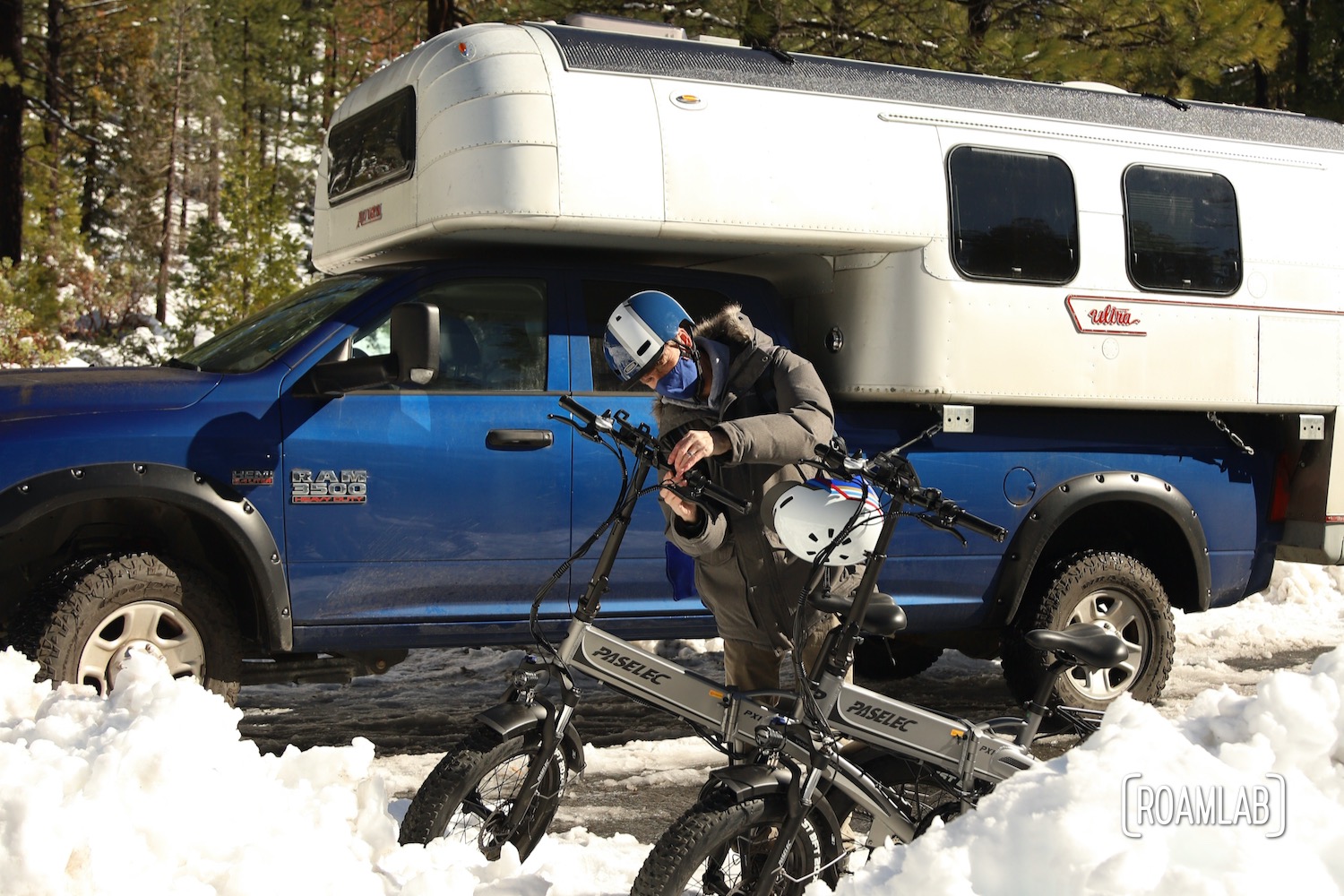 Storing Bicycles On A Truck Camper DIY Truck Camper Roam Lab