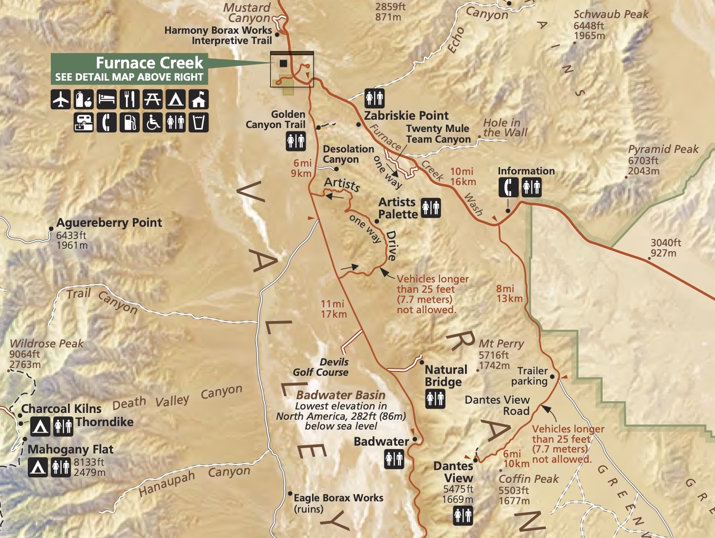 Artists Drive Scenic Loop - Death Valley National Park - Roam Lab