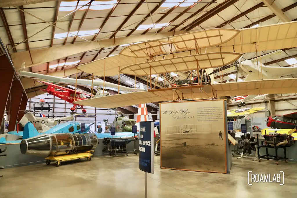 Entry display for the Pima Air & Space Museum.