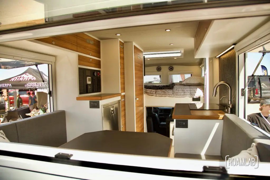 TruckHouse BCT Interior on display at Overland Expo Mountain West.