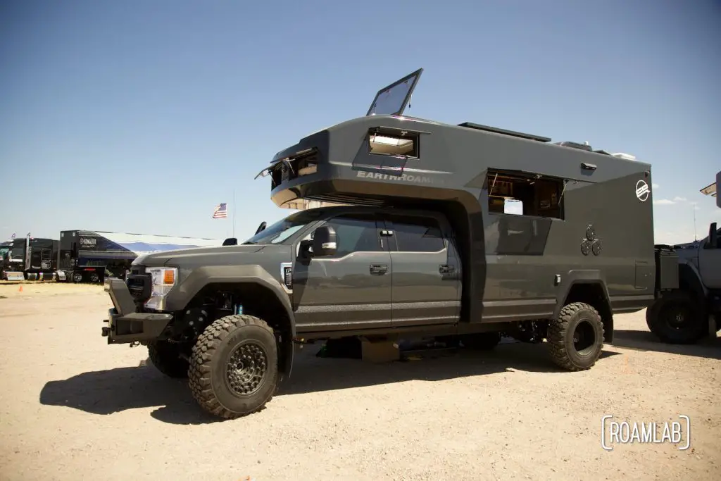 Black Earth Roamer on display at Overland Expo Mountain West.