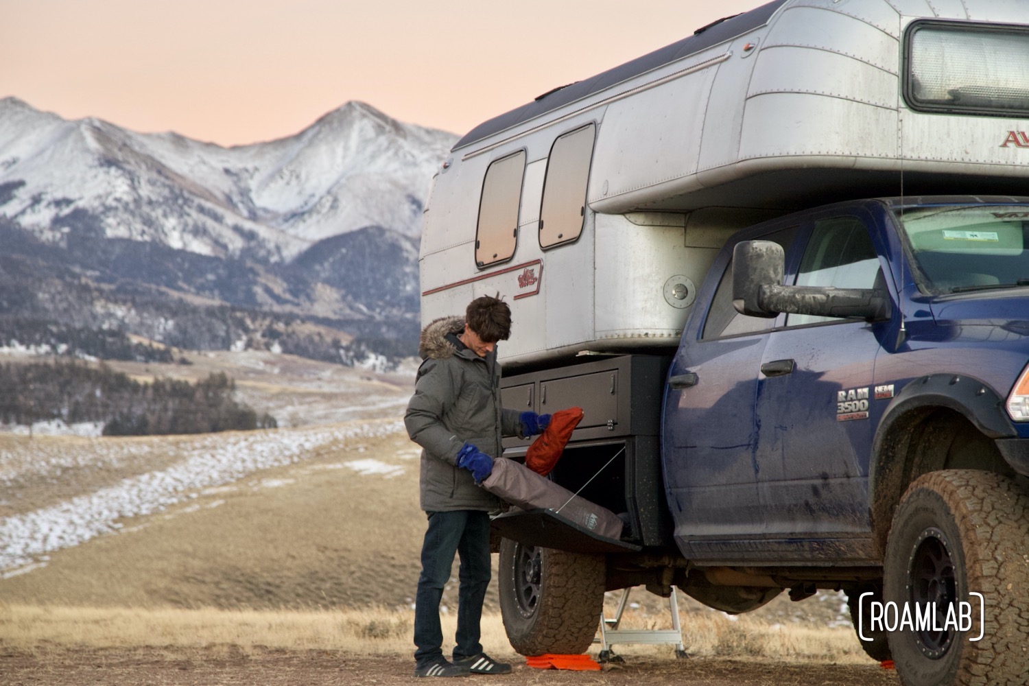 Utility shop bed camper