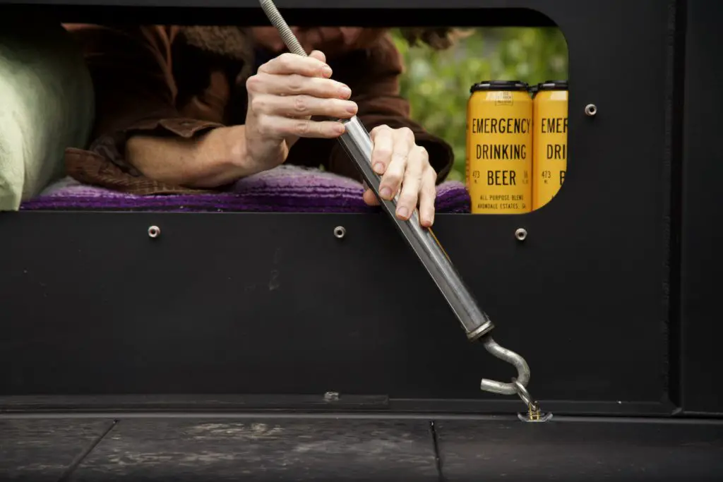 Custom Truck Camper Tie-Down System
