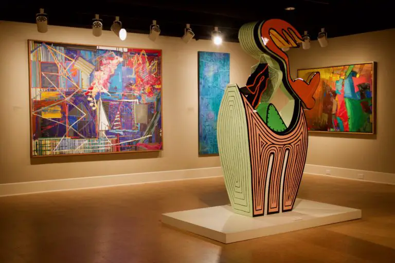 Abstract art on display at the Morris Museum of Art in Augusta, Georgia