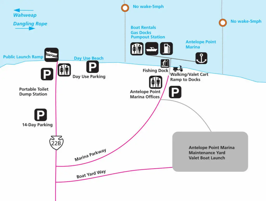 Map of Antelope Point.