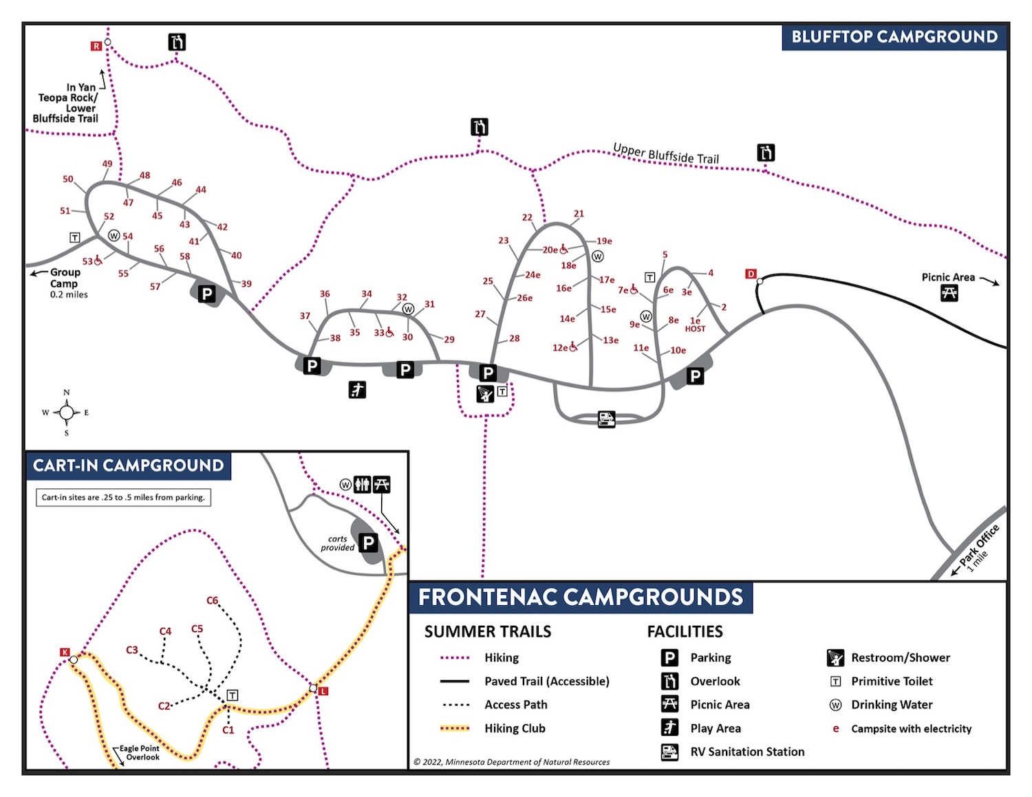 Frontenac State Park Campground (Blufftop Campground) | Roam Lab